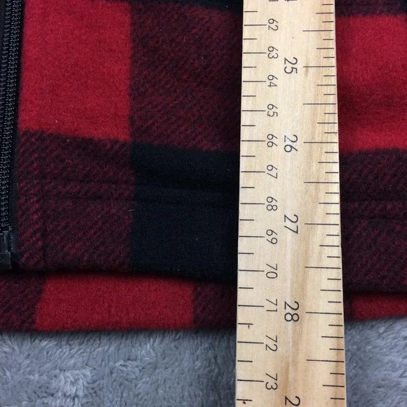 Smartwool Vest Mens Medium Full Zip Merino Anchor Line Buffalo Plaid Outdoors - Picture 9 of 14